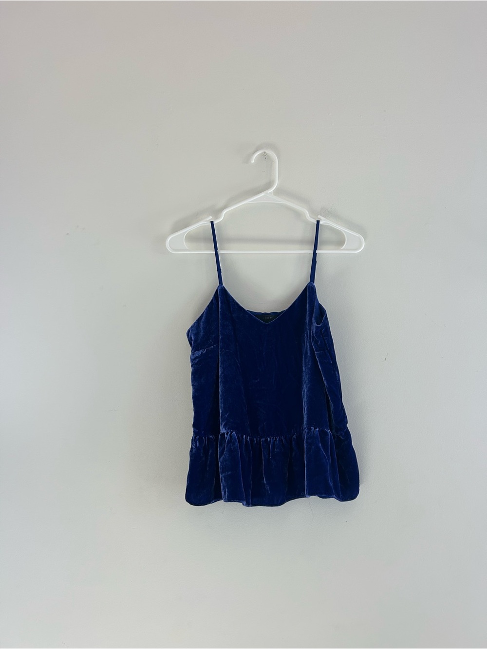 J. Crew Royal Blue Satin Blouse